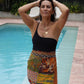 Wrap Skirt Earthy 08, O/S