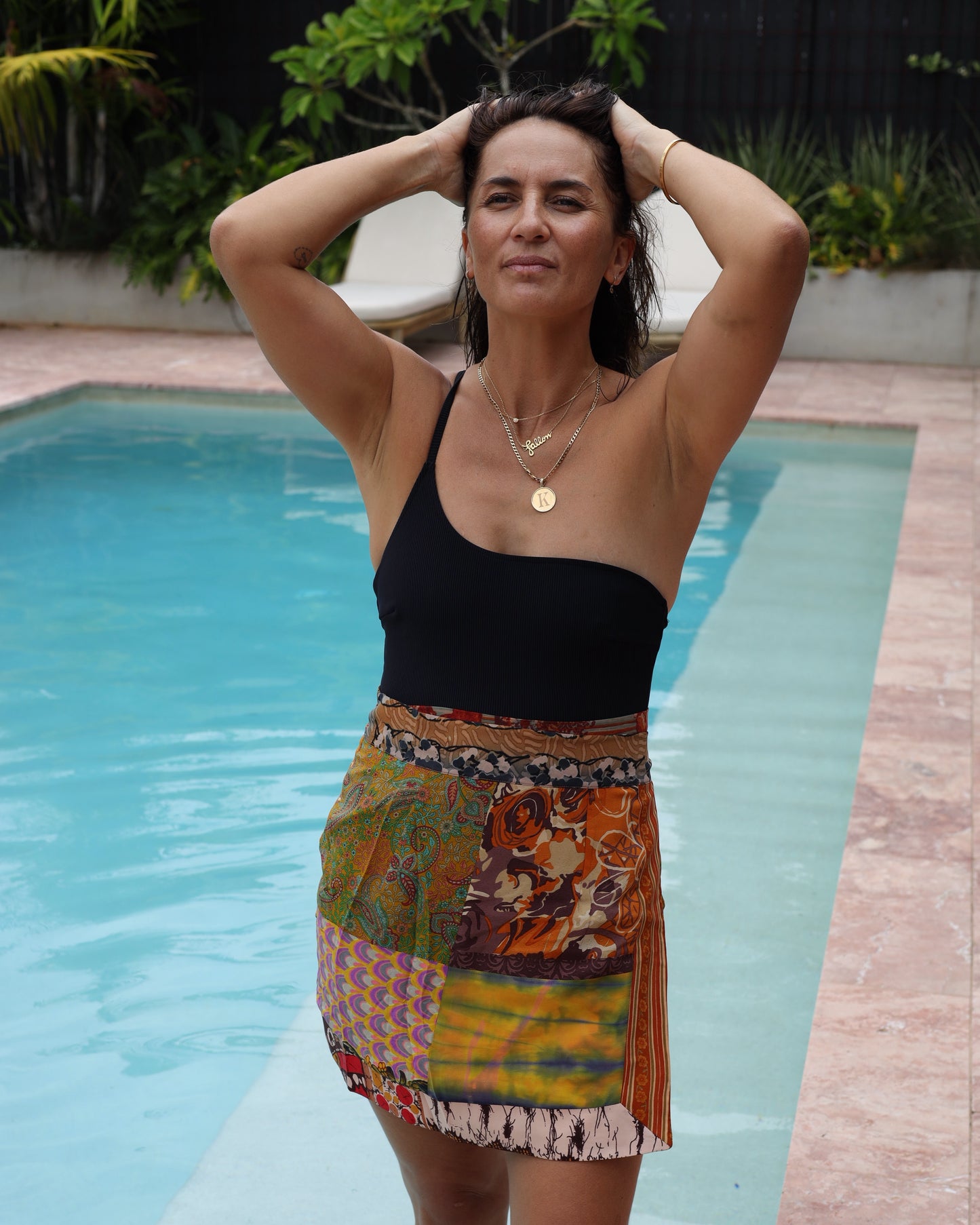 Wrap Skirt Earthy 08, O/S