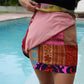 Wrap Skirt Hibiscus 02, O/S