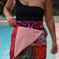 Wrap Skirt Hibiscus 05, O/S