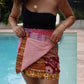 Wrap Skirt Hibiscus 09, O/S