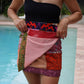 Wrap Skirt Hibiscus 07, O/S