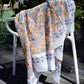 Blockprint Sarong, Peachy