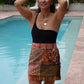 Wrap Skirt Earthy 09, O/S