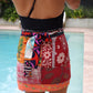 Wrap Skirt Hibiscus 07, O/S