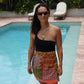 Wrap Skirt Earthy 13, O/S