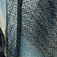 Blockprint Sarong, Geo Blue