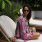 Marigold Silk Robe Col 22, MEDIUM
