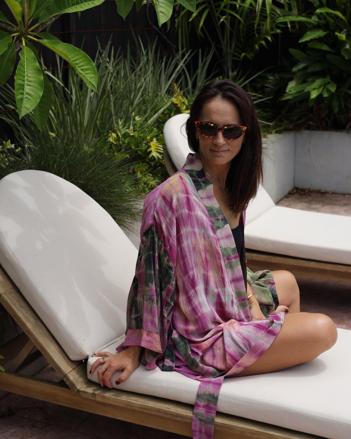 Marigold Silk Robe Col 22, MEDIUM