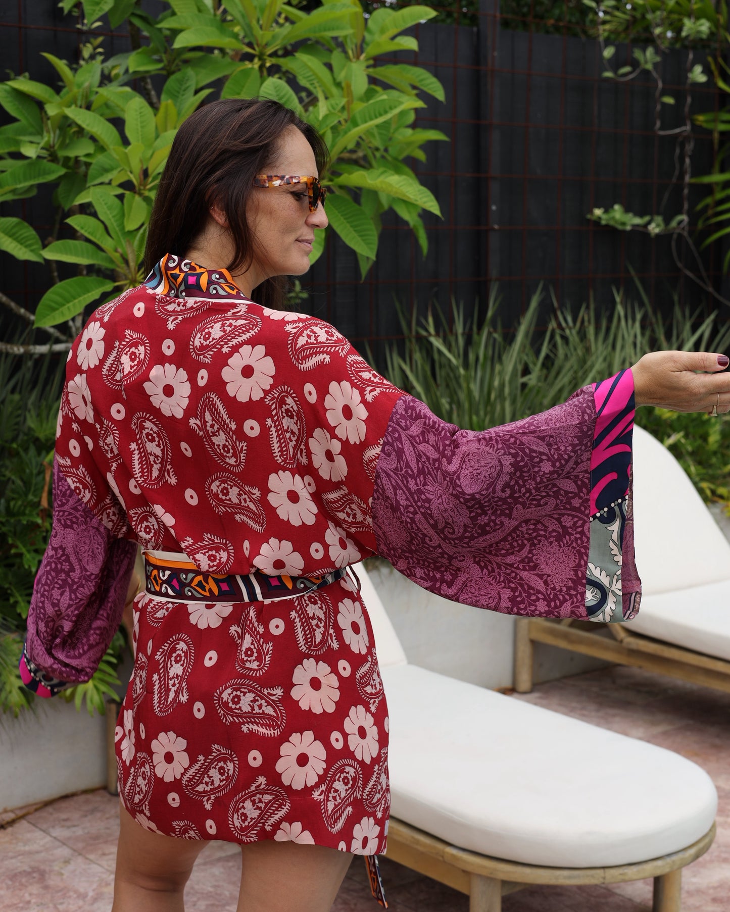 Marigold Silk Robe Col 32, SMALL