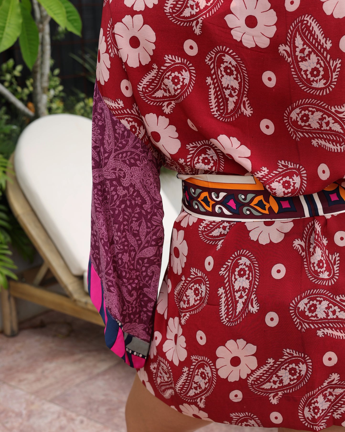 Marigold Silk Robe Col 32, SMALL