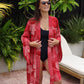 Marigold Silk Robe Col 30, LARGE