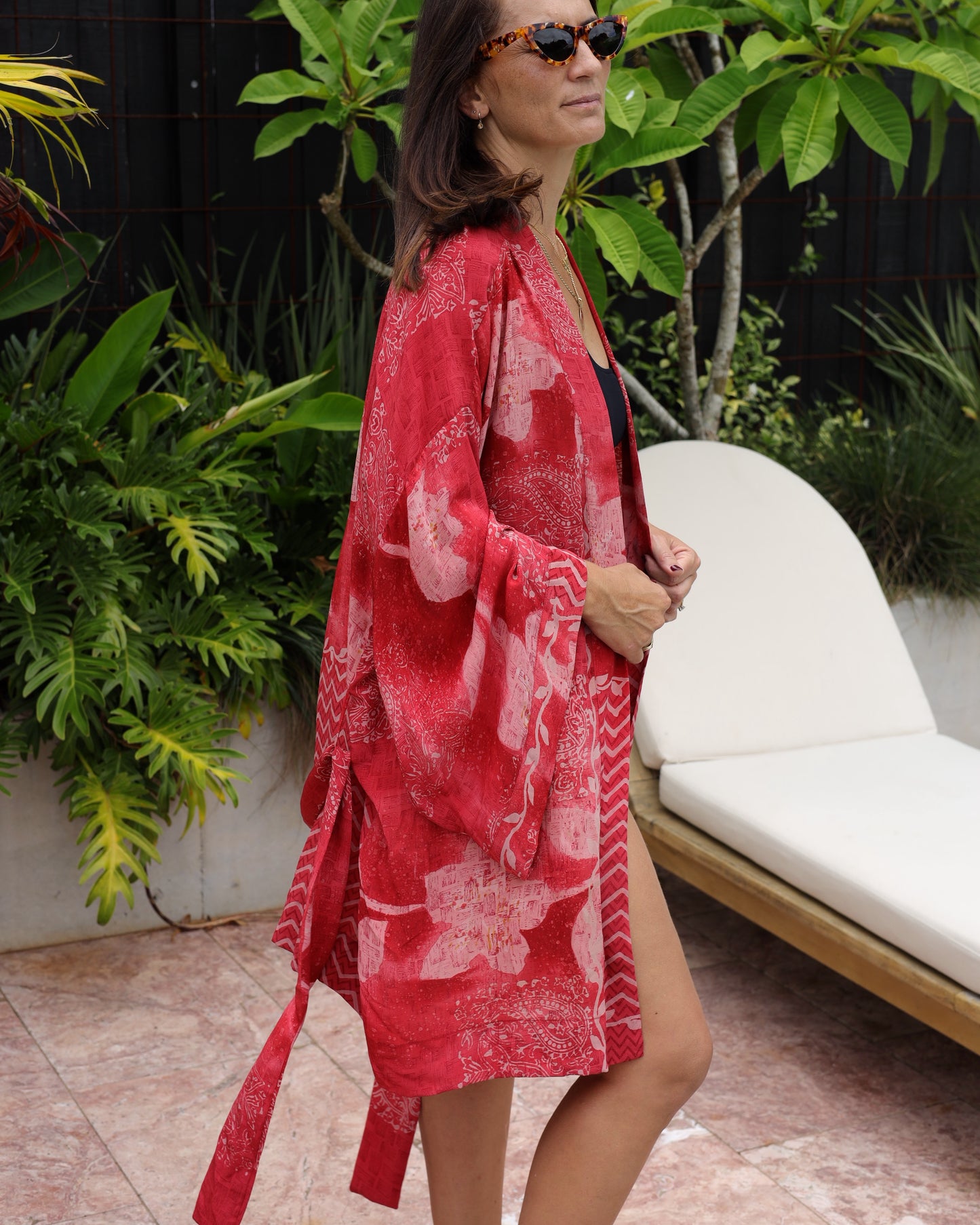 Marigold Silk Robe Col 30, LARGE