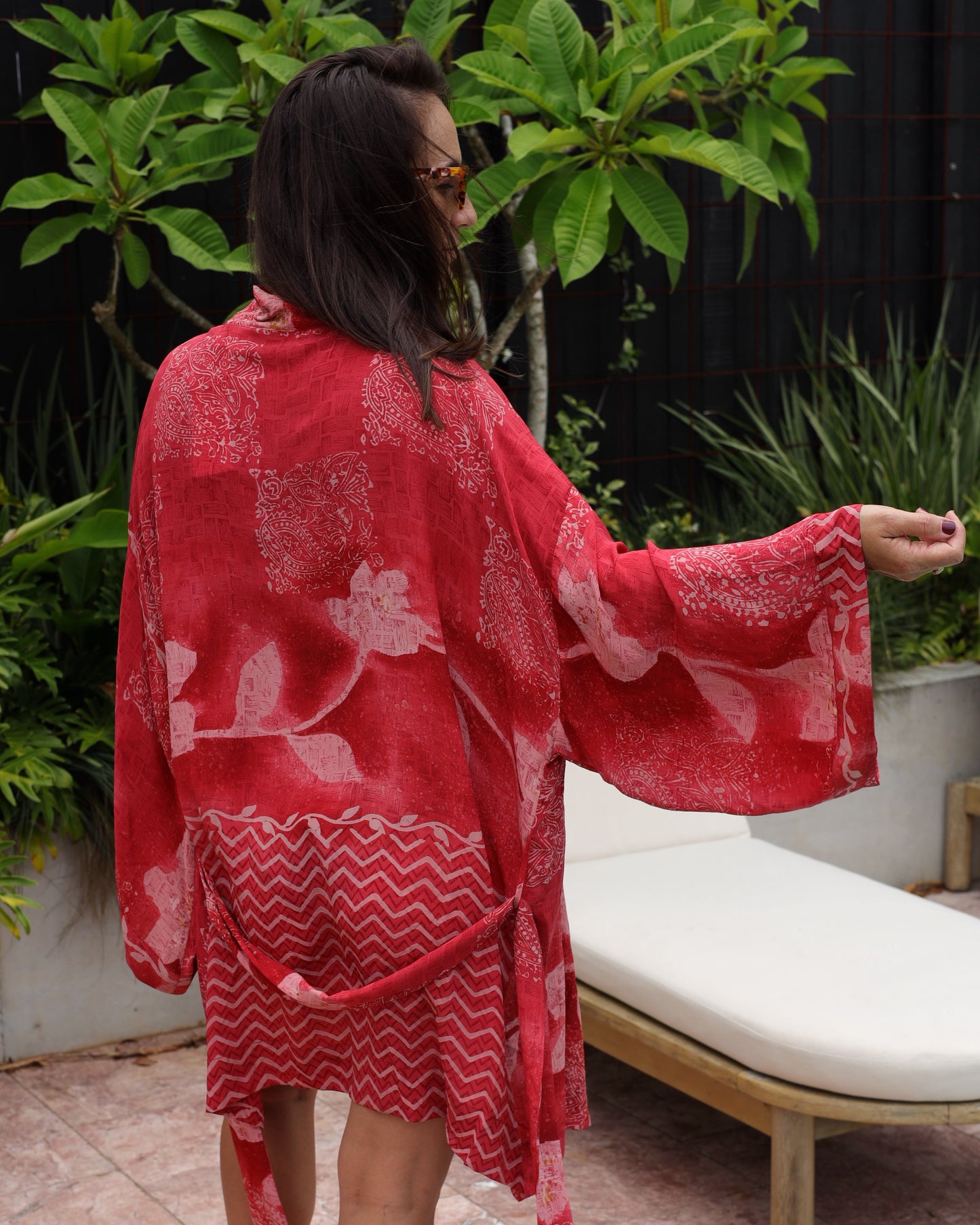 Marigold Silk Robe Col 30, LARGE