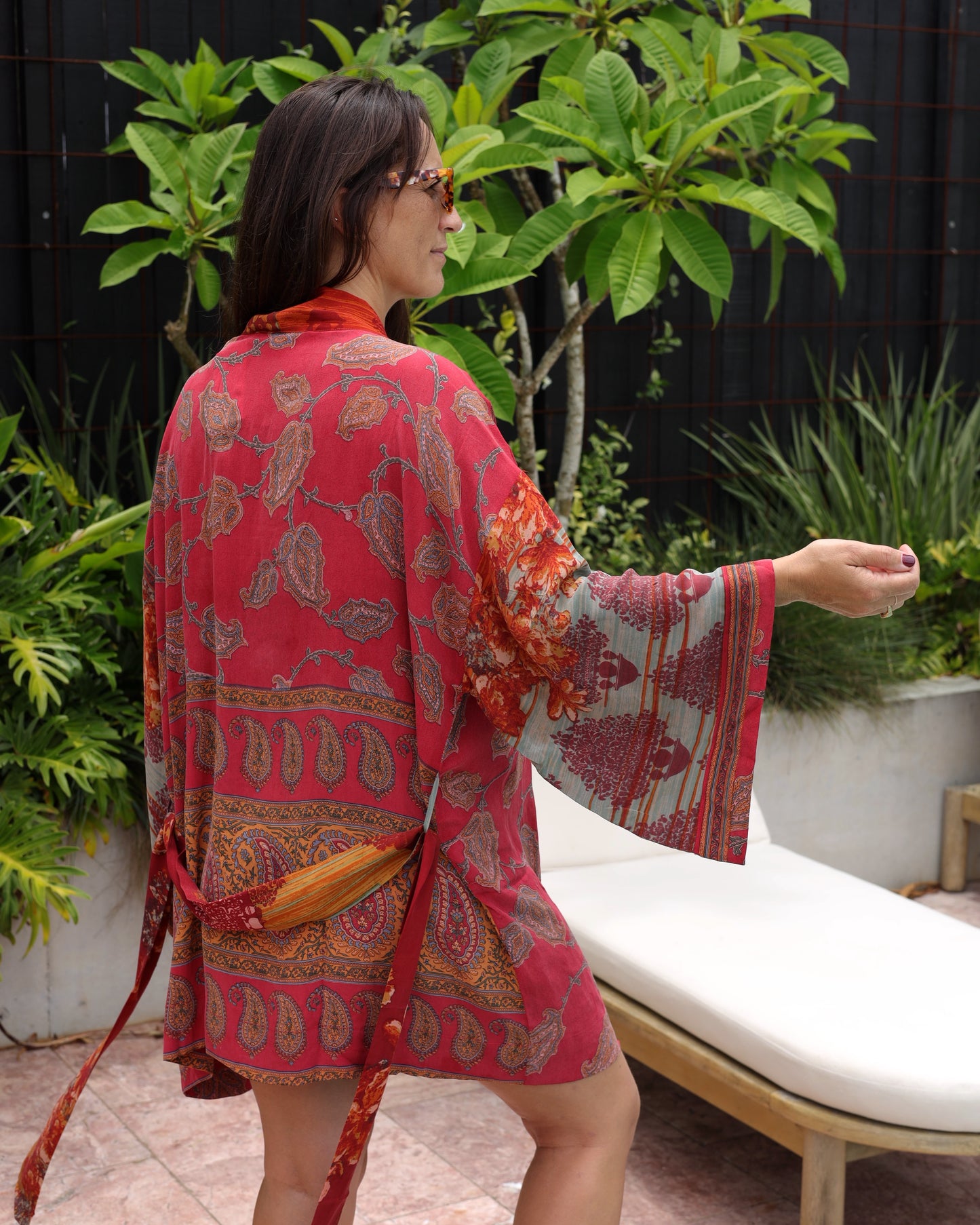 Marigold Silk Robe Col 37, X-LARGE