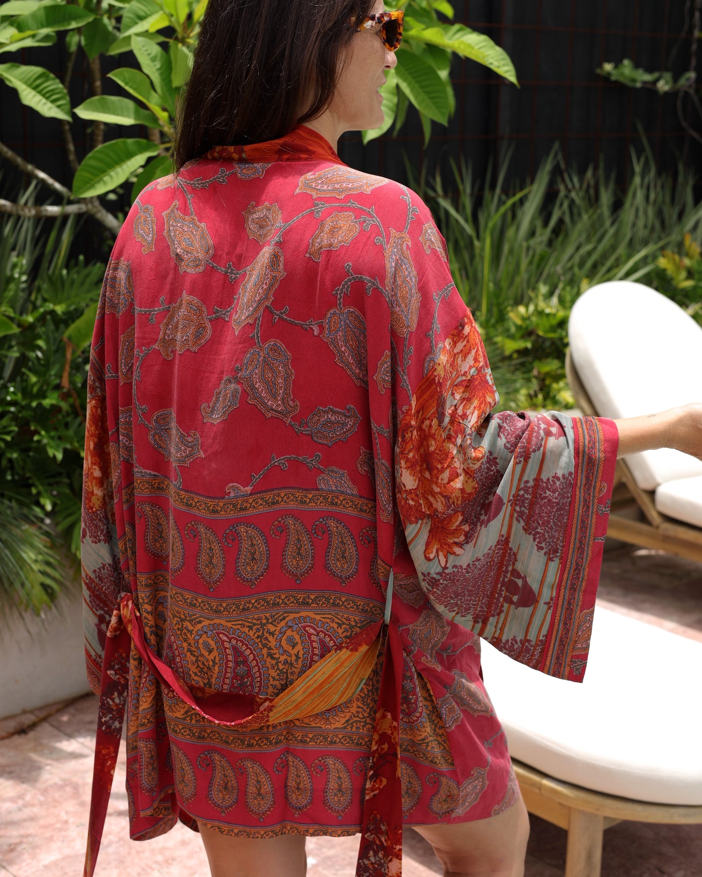 Marigold Silk Robe Col 36, SMALL