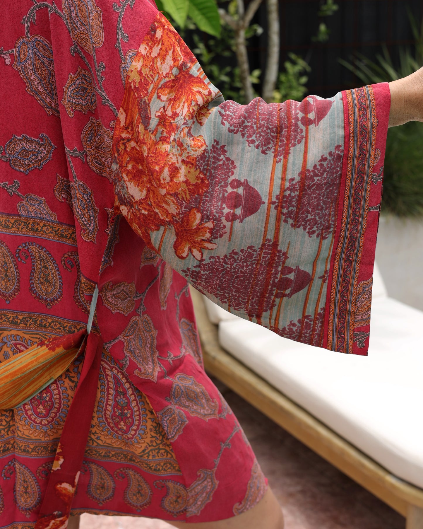 Marigold Silk Robe Col 36, SMALL