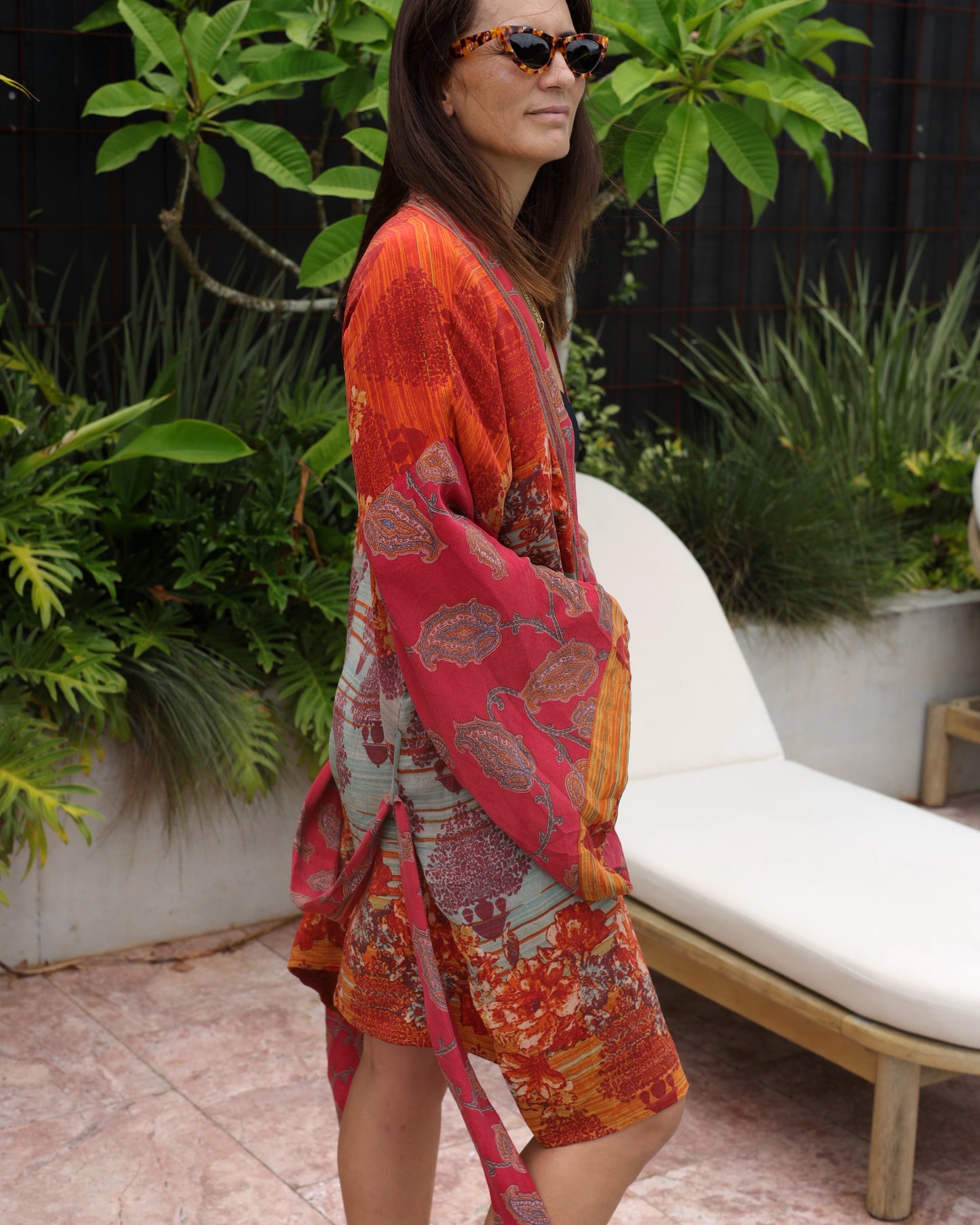Marigold Silk Robe Col 37, X-LARGE