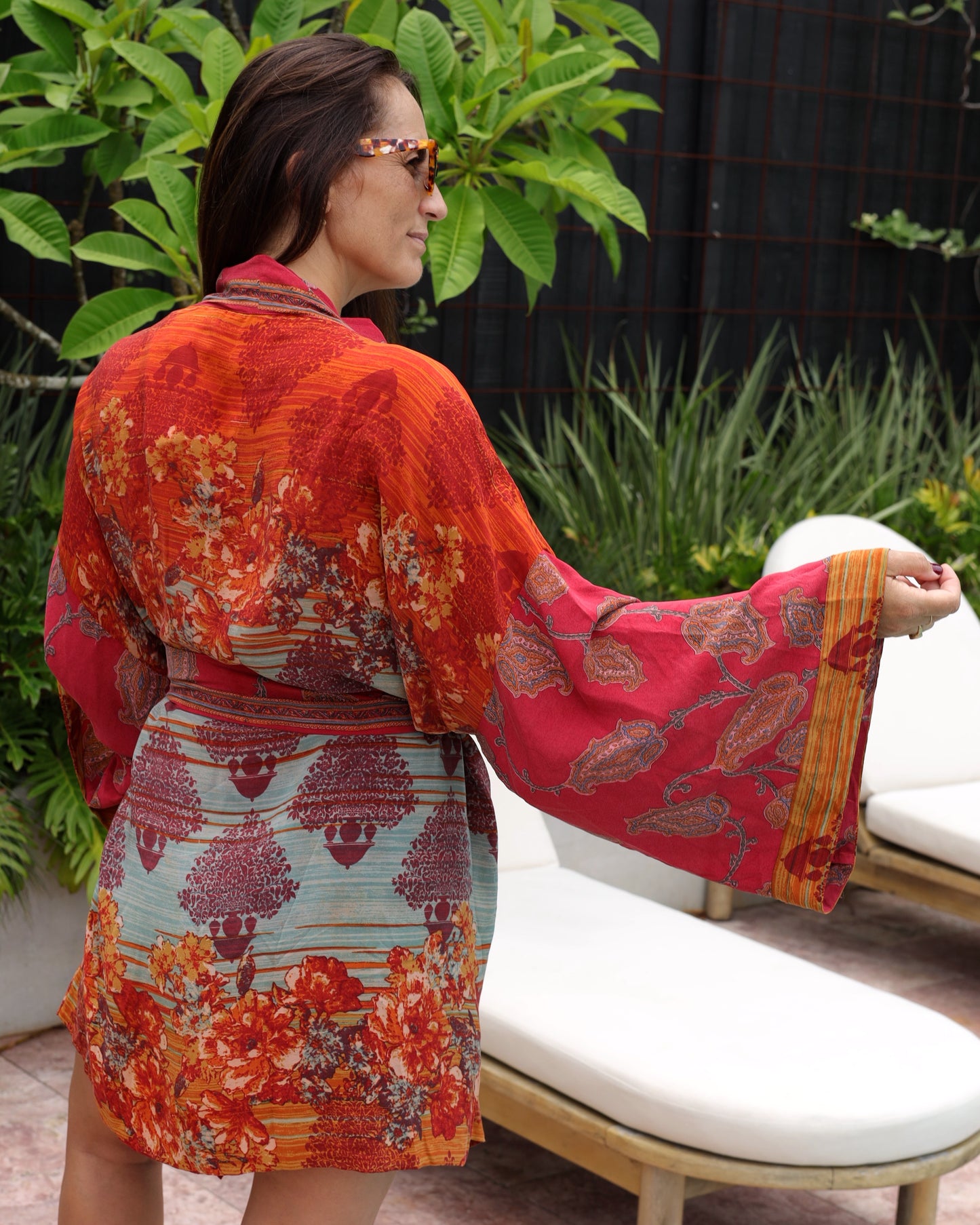 Marigold Silk Robe Col 37, X-LARGE