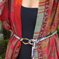 BOHO LINEN TIE BELT
