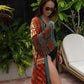 Marigold Silk Robe Col 29, X-LARGE