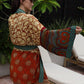 Marigold Silk Robe Col 29, X-LARGE