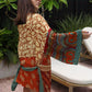 Marigold Silk Robe Col 29, X-LARGE