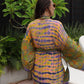 Marigold Silk Robe Col 24, X-LARGE